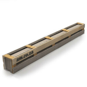 LC-TUBE/CRATE/L: Large Customized Wooden Crate for Laser Tube Transport (Handmade by Demand, No Guarantee on Protection Level)